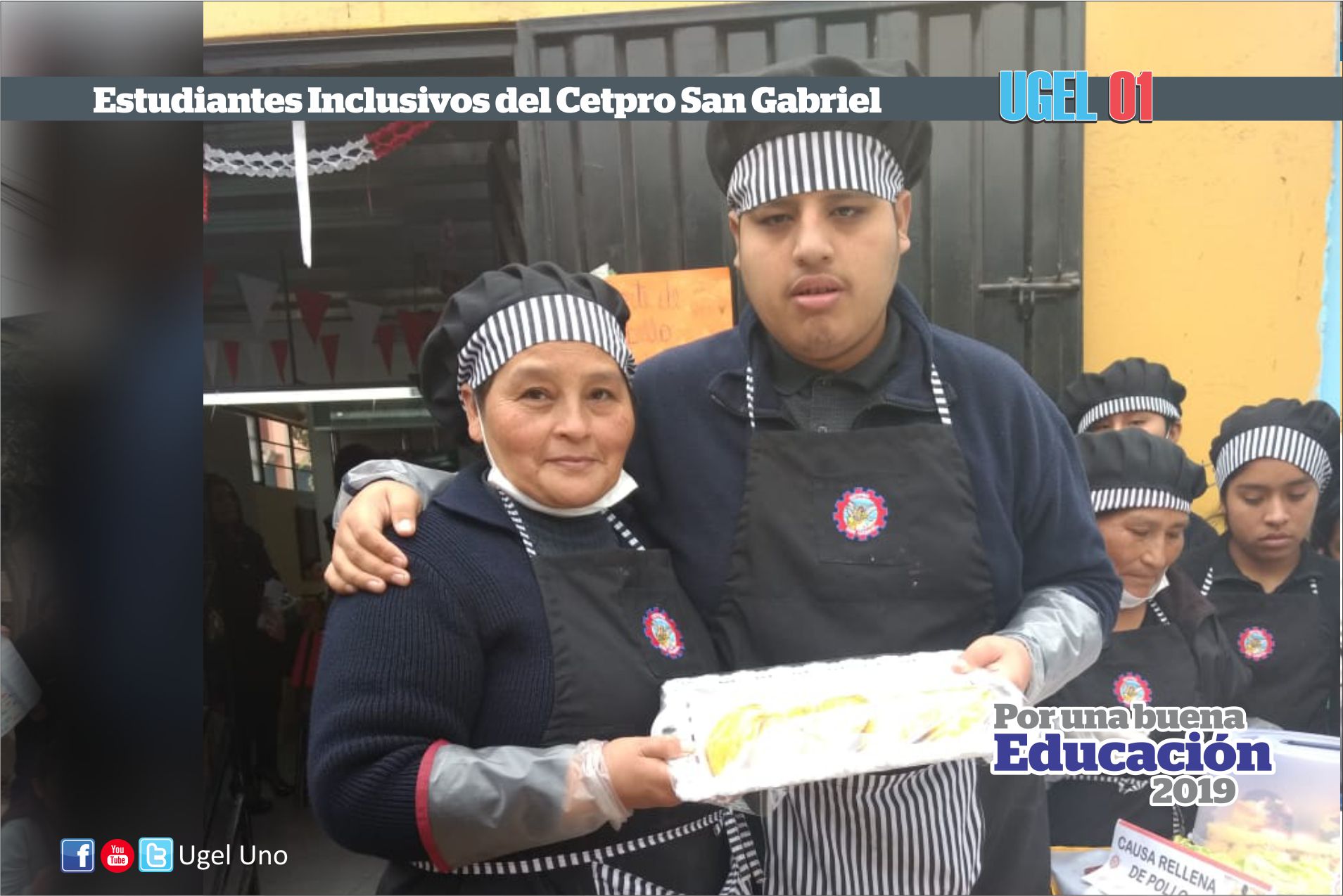 Estudiantes inclusivos del cetpro san gabriel generan emprendimiento economico