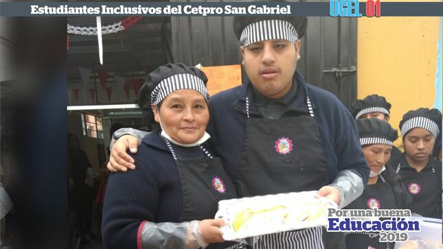 Estudiantes inclusivos del cetpro san gabriel generan emprendimiento economico
