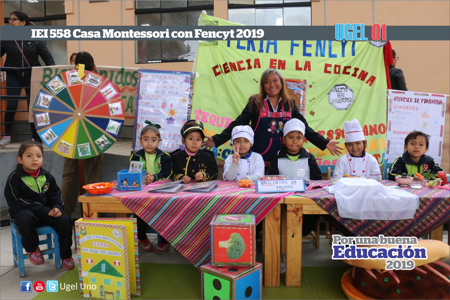 Fencyt “eureka” en iei 558 casa montessori con ciencia en la cocina