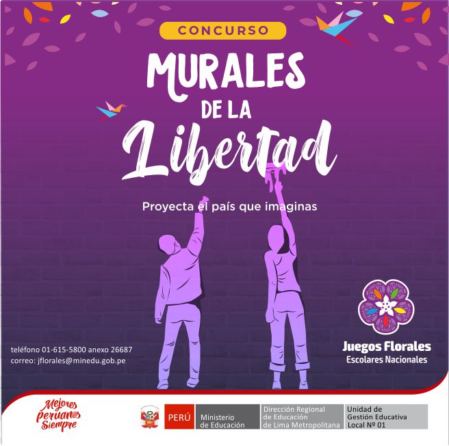 Juegos florales presentan el concurso murales de la libertad: “el país que imaginamos”