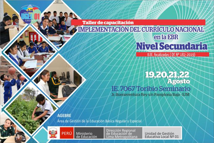 Taller de capacitación en implementación del currículo en secundaria