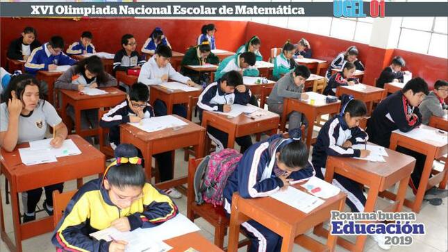Escolares de ugel 01 participaron de xvi olimpiada nacional de matemáticas