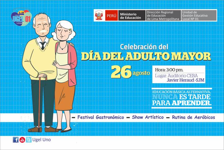 Celebración del dia del adulto mayor