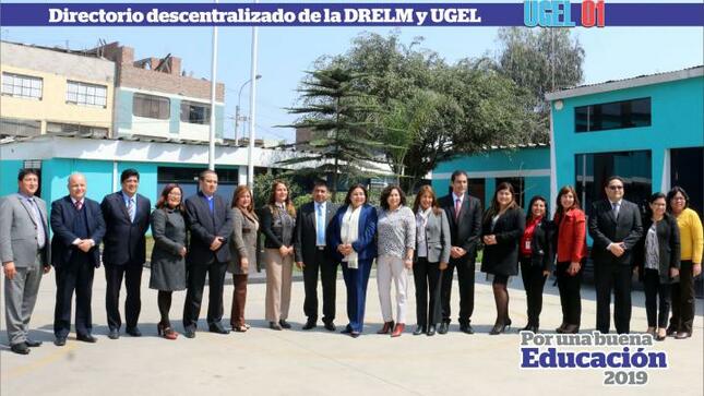 Directorio descentralizado drelm-ugel se dio en la sede nº 01