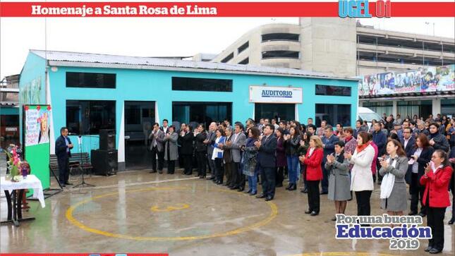 Homenaje a santa rosa de lima