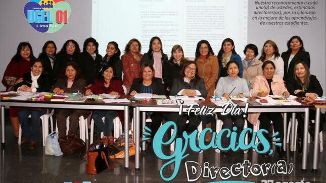 Directoras de inicial compartiendo gias con alegría ¡feliz día!