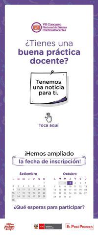 Amplian inscripciones para vii concurso nacional de buenas prácticas docentes