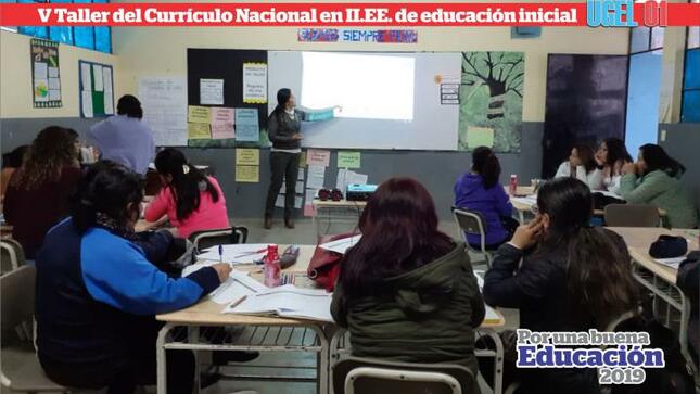 V taller del currículo nacional en ii.ee. de educación inicial