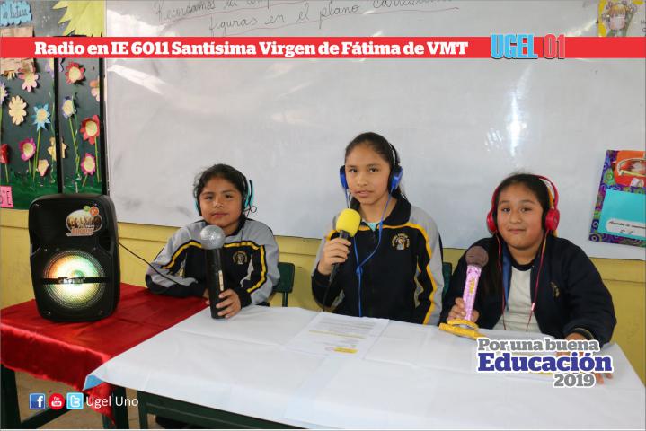 Ie 6011 santísima virgen de fátima fomenta radio escolar