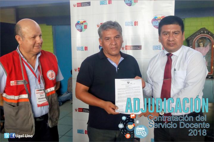 Entrega de rd a docentes adjudicados 2018
