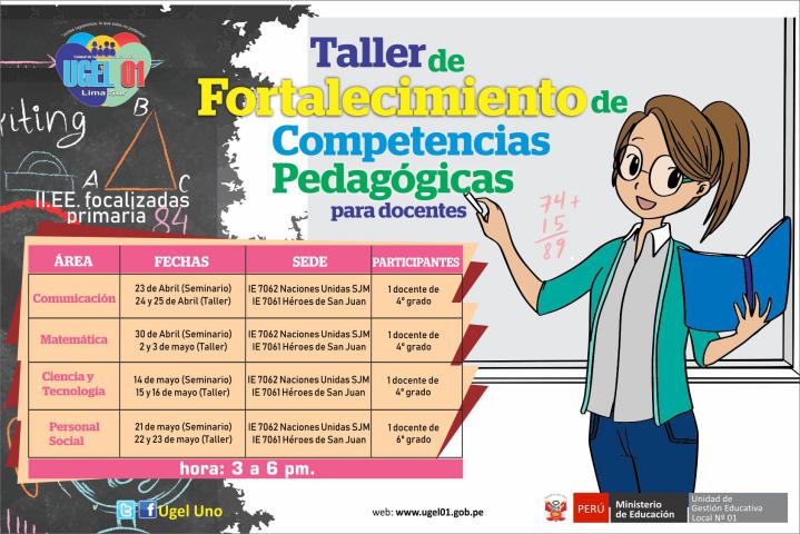 Taller de fortalecimiento de competencias pedagógicas