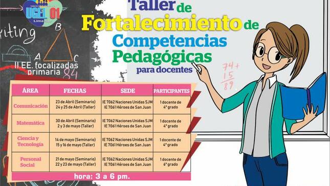 Taller de fortalecimiento de competencias pedagógicas