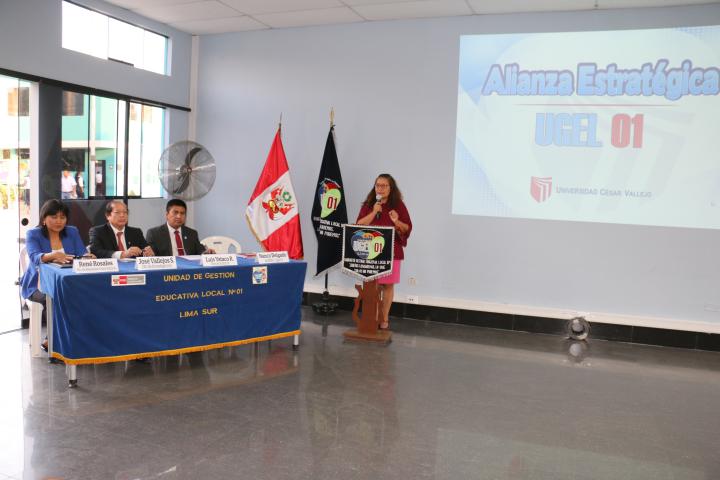 Alianza estratégica con la universidad césar vallejo