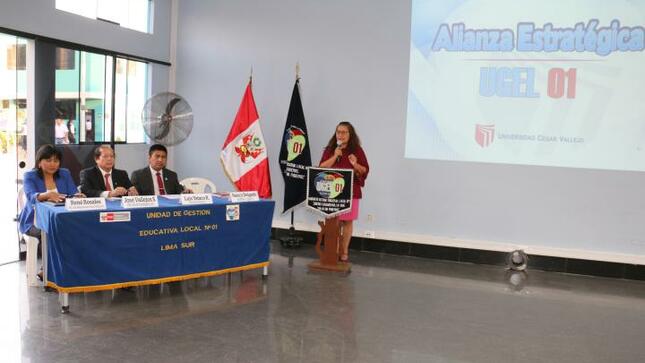 Alianza estratégica con la universidad césar vallejo