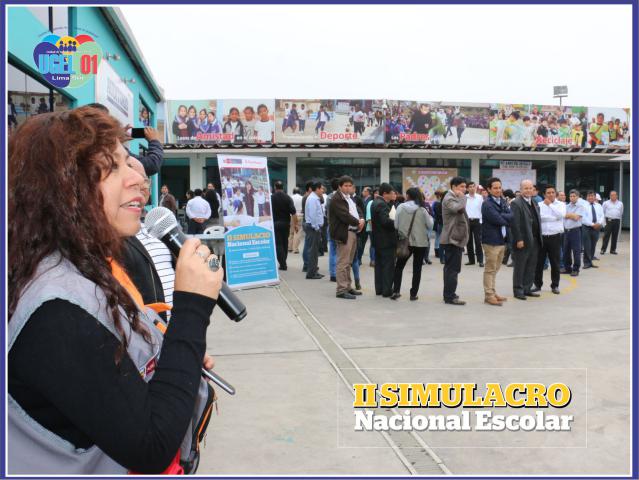 Participamos cívicamente de ii simulacro nacional escolar