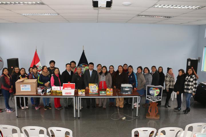 60 ii.ee. focalizadas por prevaed recibieron kit de seguridad