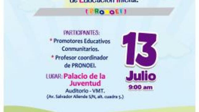 I encuentro pedagógico de pronoei por 45 aniversario