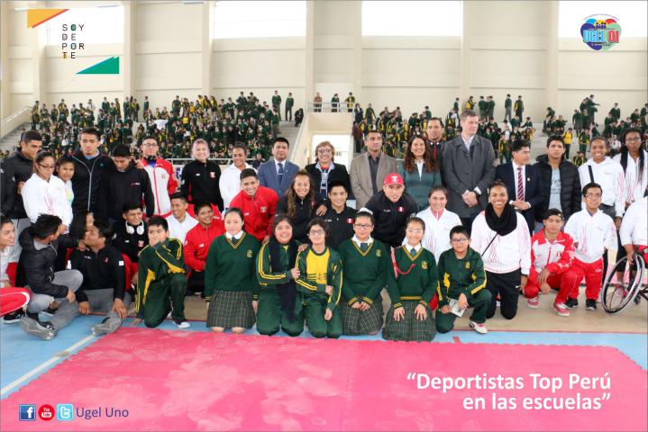 Visitas de “deportistas top a escuelas”