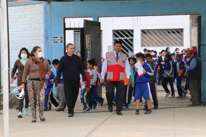 Importante participación escolar en iii simulacro regional