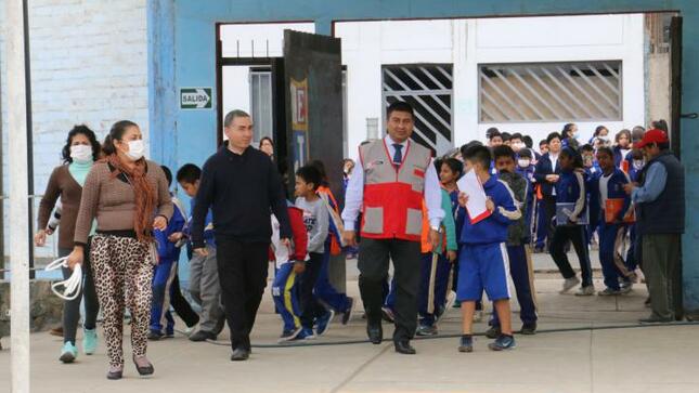 Importante participación escolar en iii simulacro regional