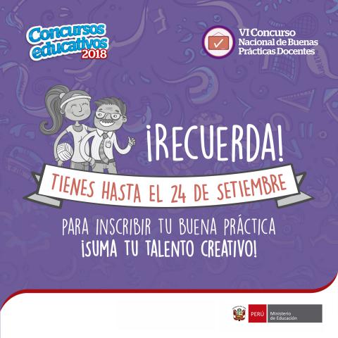 Participa del vi concurso nacional de buenas prácticas docentes