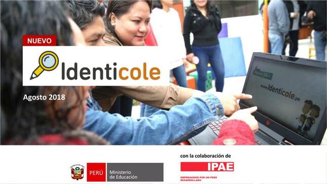Con identicole padres de familia podrán elegir el mejor colegio para sus hijos