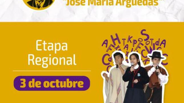 Etapa regional - premio nacional de narrativa y ensayo “josé maría arguedas”