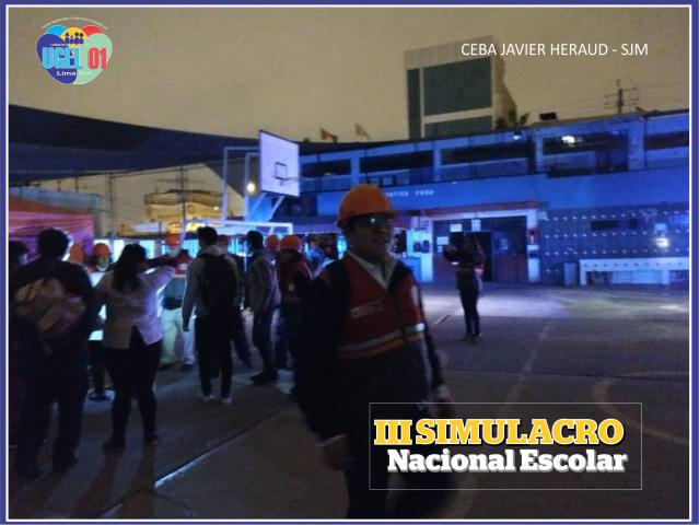 Ceba javier heraud de sjm en iii simulacro escolar de sismo