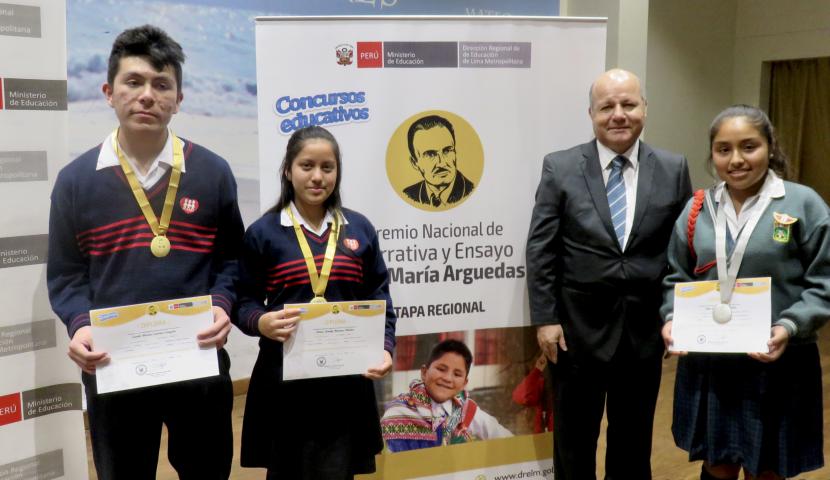 Estudiantes de la ugel 01 protagonistas de la etapa regional premio nacional de narrativa y ensayo josé maría arguedas