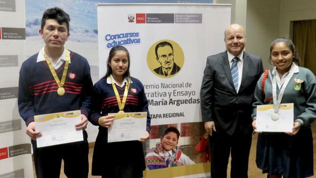 Estudiantes de la ugel 01 protagonistas de la etapa regional premio nacional de narrativa y ensayo josé maría arguedas