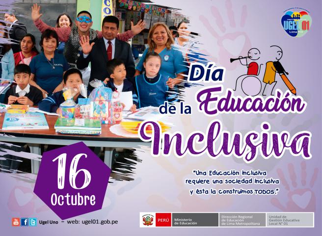 Día de la educación inclusiva y de la persona con discapacidad