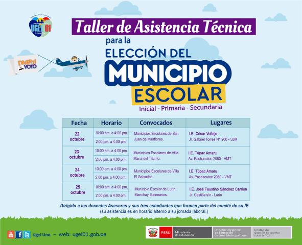 Capacitaran a docentes y estudiantes para elecciones de municipios escolares