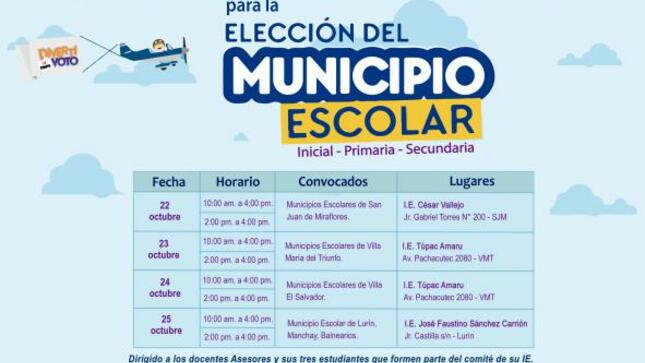 Capacitaran a docentes y estudiantes para elecciones de municipios escolares