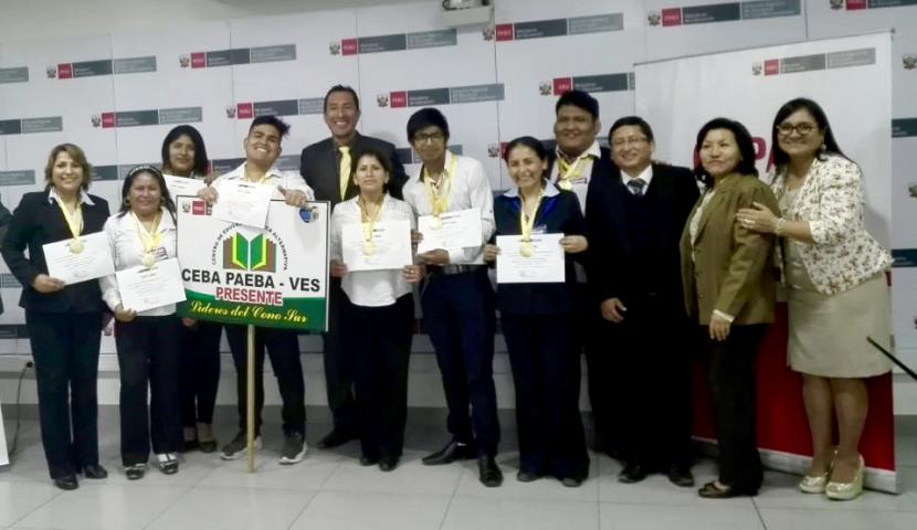 Ganadores de la etapa regional copae eba 2018