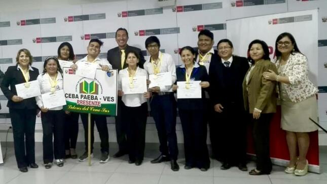Ganadores de la etapa regional copae eba 2018