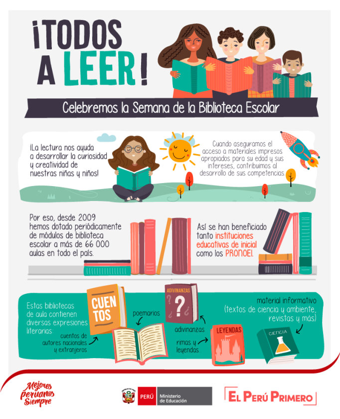 Semana de la biblioteca escolar: todos a leer