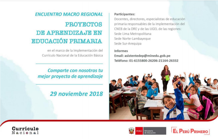 I encuentro de proyectos de aprendizaje de educación primaria