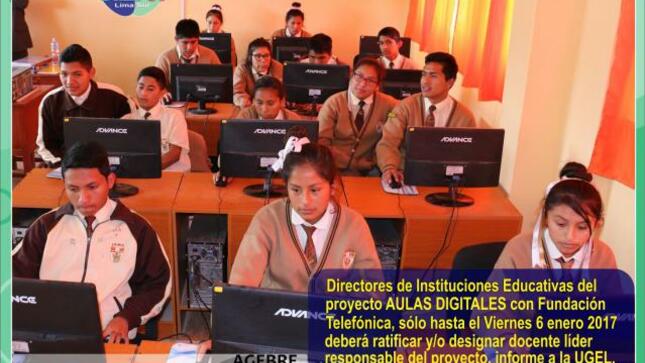 Proyecto aulas digitales