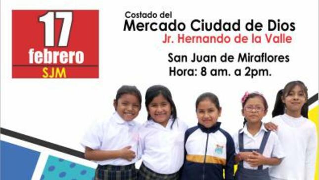 Feria informativa escolar - 17 febrero sjm