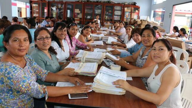 Acompañantes pedagógicas en ardua labor