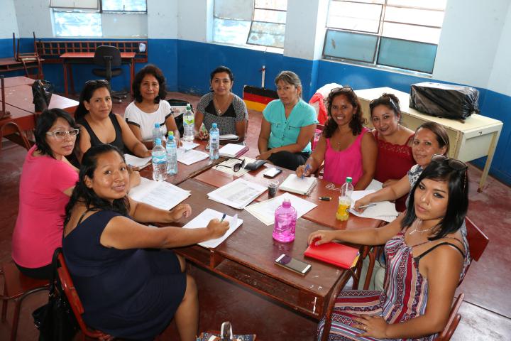 Docentes de ie inca pachacutec listos para recibir escolares