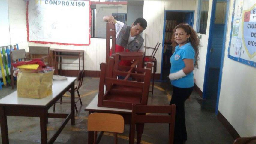 Trabajando para recibir a nuestros escolares con esperanza