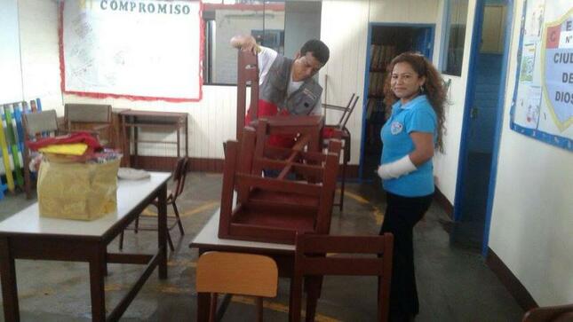 Trabajando para recibir a nuestros escolares con esperanza