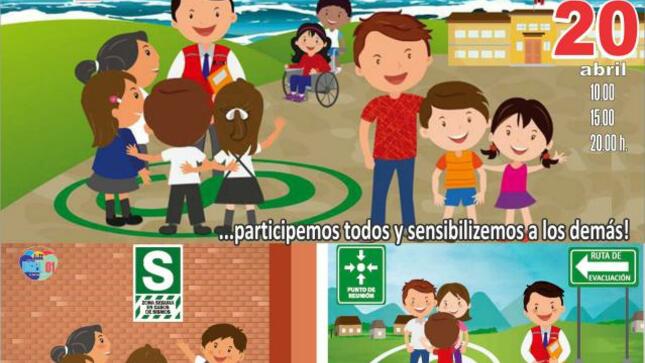I simulacro y simulación nacional escolar 2017