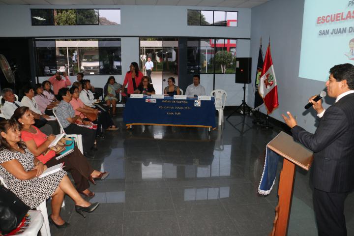 Presentación del proyecto “escuelas efectivas”