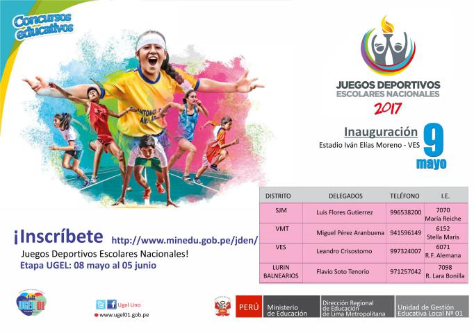 Se viene inauguración de los juegos deportivos escolares
