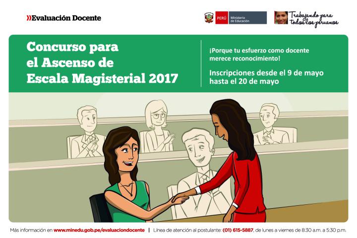 Inscribete al concurso para ascensos en la carrera pública magisterial