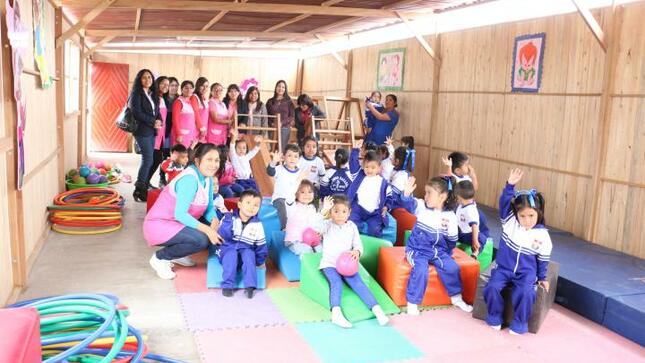 Inauguran aula de sicomotricidad en inicial 6048 de ves