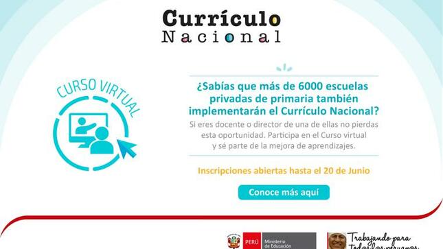Curso virtual sobre curriculo nacional 3er. grupo