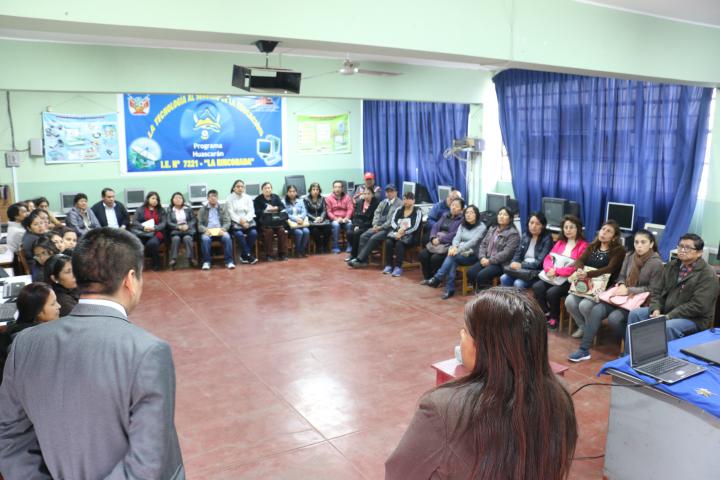 Jornada pedagógica desarrollaron en ie 7221 la rinconada